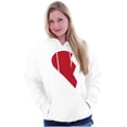 thumbnail image 5 of Other Half Heart Cute Matching Set Unisex Plus Fleece Graphic Hoodie Brisco Brands 4X, 5 of 6