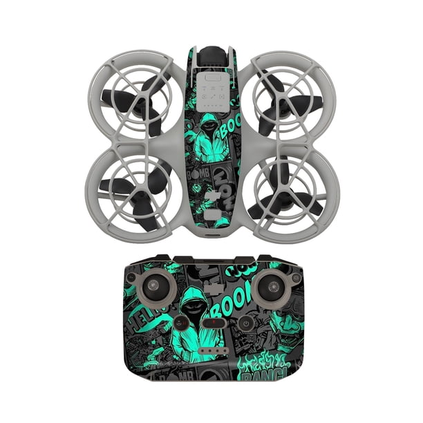 NE-TZ870 Cool Sticker Set For DJI NEO Sticker PCV Cool Skin Remote Drone Safeguard Waterproof Anti-dirty Anti-scratch 200*140mm