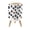 Color 4, variant on Small Trash Can with Lid Paw print seamless cat dog foot animal sketch Animal Bear 1.8 Gallon Dog Proof Trash Can Round Garbage Can Waste Bin Wastebasket for Bathroom Bedroom Living Room
