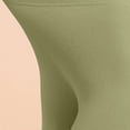 thumbnail image 6 of Riecok Womens Thermal Underwear Sets Seamless Round Neck Solid Color High Elasticity Warm and Thick Velvet Home Clothes Green XXXL, 6 of 7