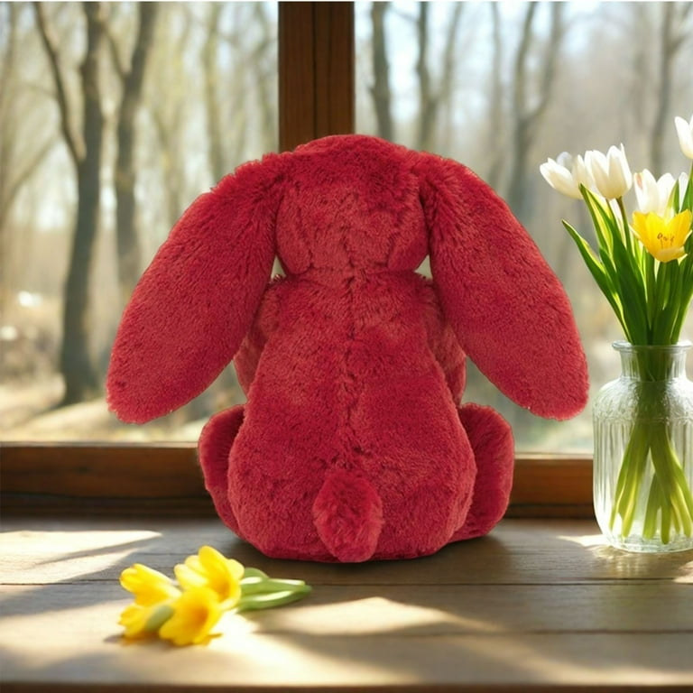 Jellycat Bashful Luxe Bunny Scarlett Jellycat Stuffed Animals
