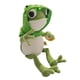 thumbnail image 1 of muñeco de peluche de rana  con capa verde, 1 of 3