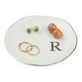 thumbnail image 2 of Unique Bargains Ceramic Jewelry Tray Decorative Trinket Dish Gifts Jewelry Boxes White-R, 2 of 7