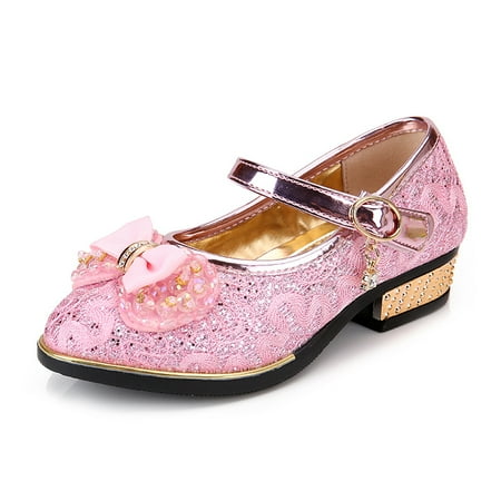 

2024 new middle and big children girls‘ shoes Children‘s bow single shoes girls‘ shoes student shoes pair of generation hair