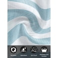 thumbnail image 7 of Blue Striped Cloth Napkins Set of 8 Reusable Dinner Napkins, Rustic Farmhouse Stripes Cocktail Napkin Washable Table Napkins for Wedding/Holiday Party/Baby Shower 20"x20", 7 of 7