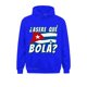 thumbnail image 3 of Sudadera con capucha con estampado de la bandera cubana, camisa divertida con frase "Cuban say", Sudadera con capucha para estudiantes, ropa de calle, 3 of 5