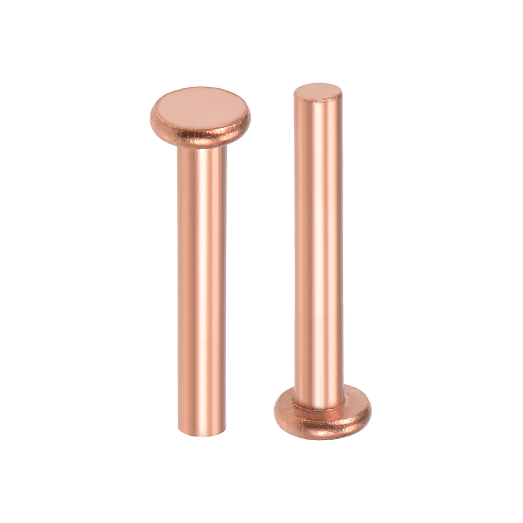 M5 M6 M8 Solid Copper Pan/Round Button Head Rivets Fasteners Brass Rivet 