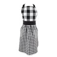 thumbnail image 1 of Design Imports Z02374 Black & White Gingham Apron, 1 of 2