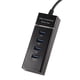 thumbnail image 5 of Alta Velocidad 4, Adaptador De Convertidor Extensor Portátil Cable De Guitarra A Puerto Usb 3.0 Hub Interfaz De Audio Usb Para Lector De Tarjetas Negro, 5 of 7