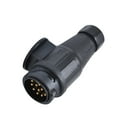DSH 12V 13 Pin Trailer Plug Adapter Plastic 13 Pole Trailer Electrical