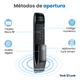 thumbnail image 2 of Cerradura Inteligente Wifi Chapa Digital De Seguridad Puerta Exterior Pro Prime Ts Negro Tock Lock, 2 of 9