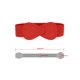 thumbnail image 3 of Cinturón elástico de cuero sintético con hebilla en forma de 8 de 2 piezas Inspire Chic para dama 27x2.36" (LxW) Rojo, 3 of 7