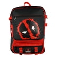 thumbnail image 3 of Marvel Deadpool Backpack Maximum Effort Built-Up Utility Laptop Tech Sleeve Book Bag 17", 3 of 6