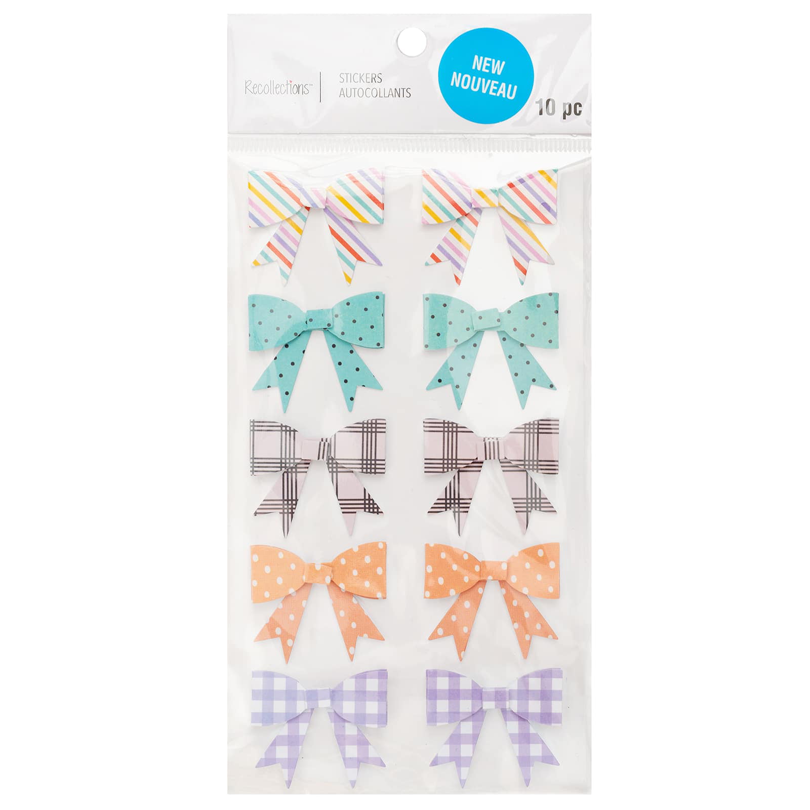 12 Packs: 10 ct. (120 total) Bow Stickers by Recollections™