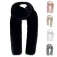 thumbnail image 4 of SUXIAN Women's Winter Scarf Long with Collar Warm Neck Wrap Black One Size, 4 of 4