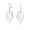 Silver, variant on Womens Lightweight Leaf Feather Dangle Earrings Sterling Silver Jewelry