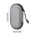 thumbnail image 3 of Cififendec Hard Shell Digital Accessory Storage Case, 4.33"×2.36", Zipper Portable Small Gadget Pouch for Earphone USB Cable Coin Travel Sundry Protector, 3 of 6