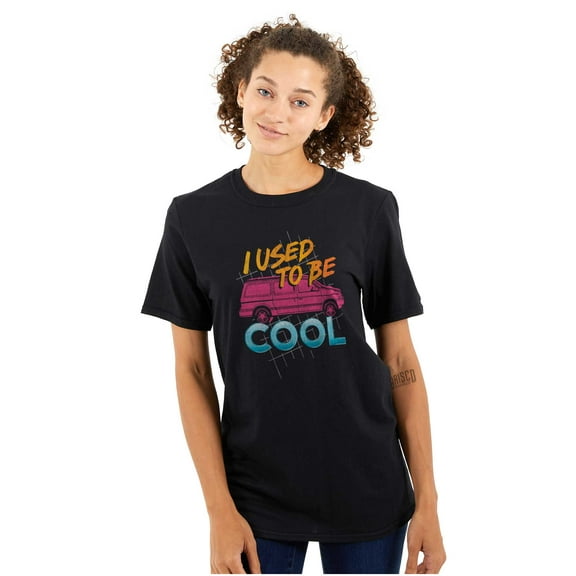 Funny I Used to Be Cool Mom Minivan Women's Plus Size Graphic Tee Brisco Brands 2X