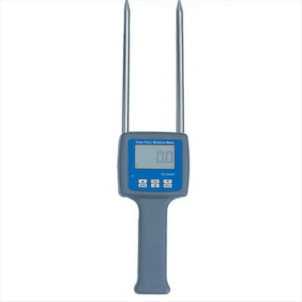 TK100GF Probador de Humedad de Almidón de Harina de Mano Pantalla Digital LCD con Retroiluminación Medidor de Humedad de Grano Probador de Humedad