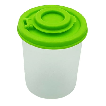 

Moisture-Proof Condiment Bottles - Salt and Pepper Shakers - Clear Plastic with Airtight Lids - BPA-Free Spice Containers