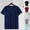thumbnail image 1 of Aboser Big and Tall Mens Gym T Shirts Basic Short Sleeve Muscle Tees Quick Dry Workout Shirt Performance Boxing Workout Tee Tops Summer Cooling Seamless Tshirts, 1 of 5
