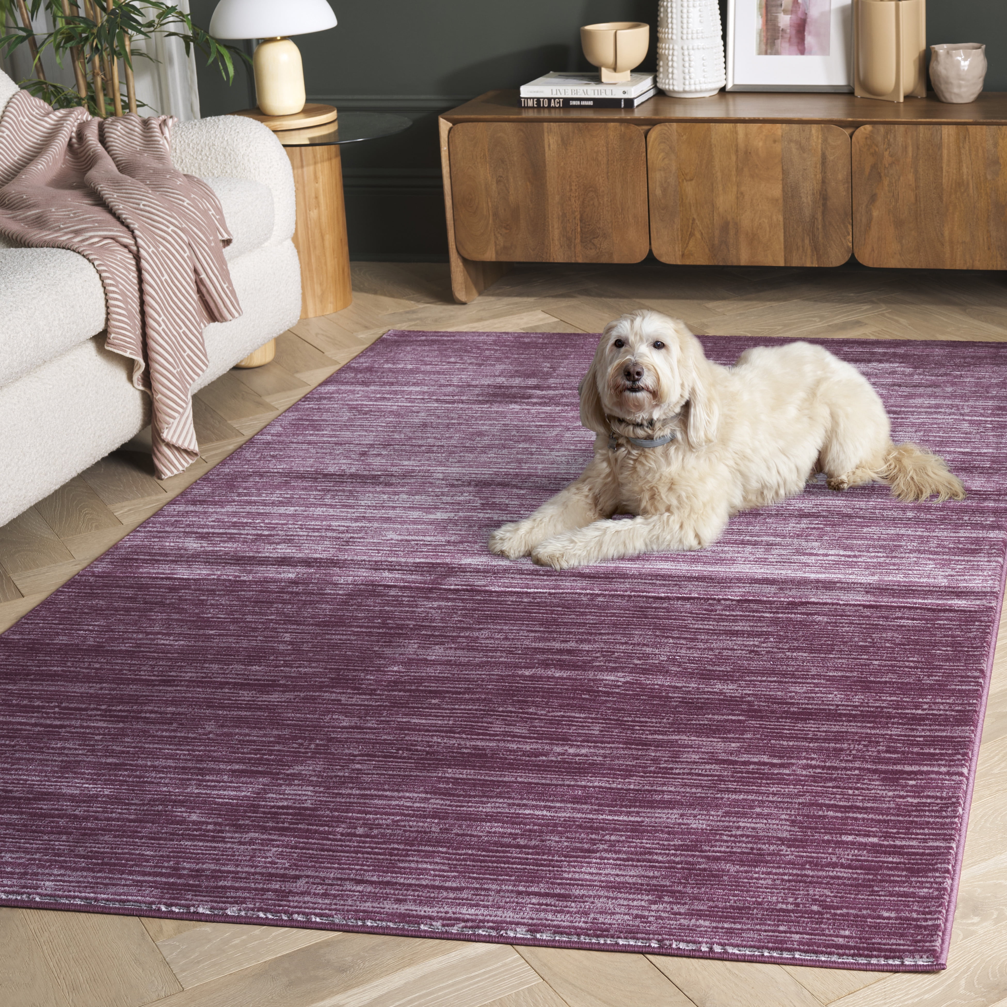 Safavieh Vision Adrasteia Distressed Area Rug, Grape, 6' x 8'