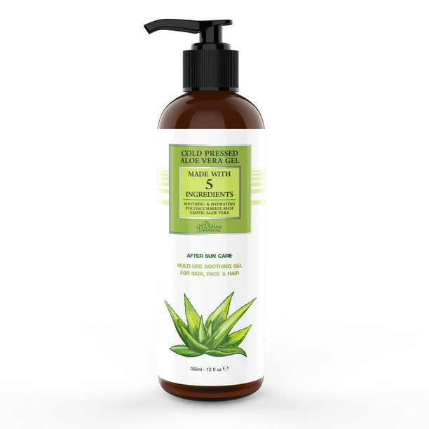 Aloe Vera Gel After Sun Care, Organic Aloe Vera Plant for Sunburn
