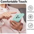 thumbnail image 6 of Compatible with Redmi 12C Case for Women Men, Ultra Slim Xiaomi Redmi 12C Phone Case Silicone Liquid Soft Shockproof Anti-Scratch Protective Cases (Light Cyan), 6 of 14