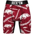thumbnail image 2 of Men's Rock Em Socks  Arkansas Razorbacks All-Over Underwear and Crew Socks Combo Pack, 2 of 3