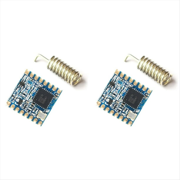 2X Lora Module SX1276 Wireless Transceiver Module Spread Spectrum ComunicacióN InaláMbrica de Alcance (915Mhz)
