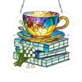thumbnail image 2 of Acrylic Puzzle Colorful Window Decor, Book-Themed Suncatcher for Home Office Decoration, DIY Light Filtering Art Piece(D), 2 of 5