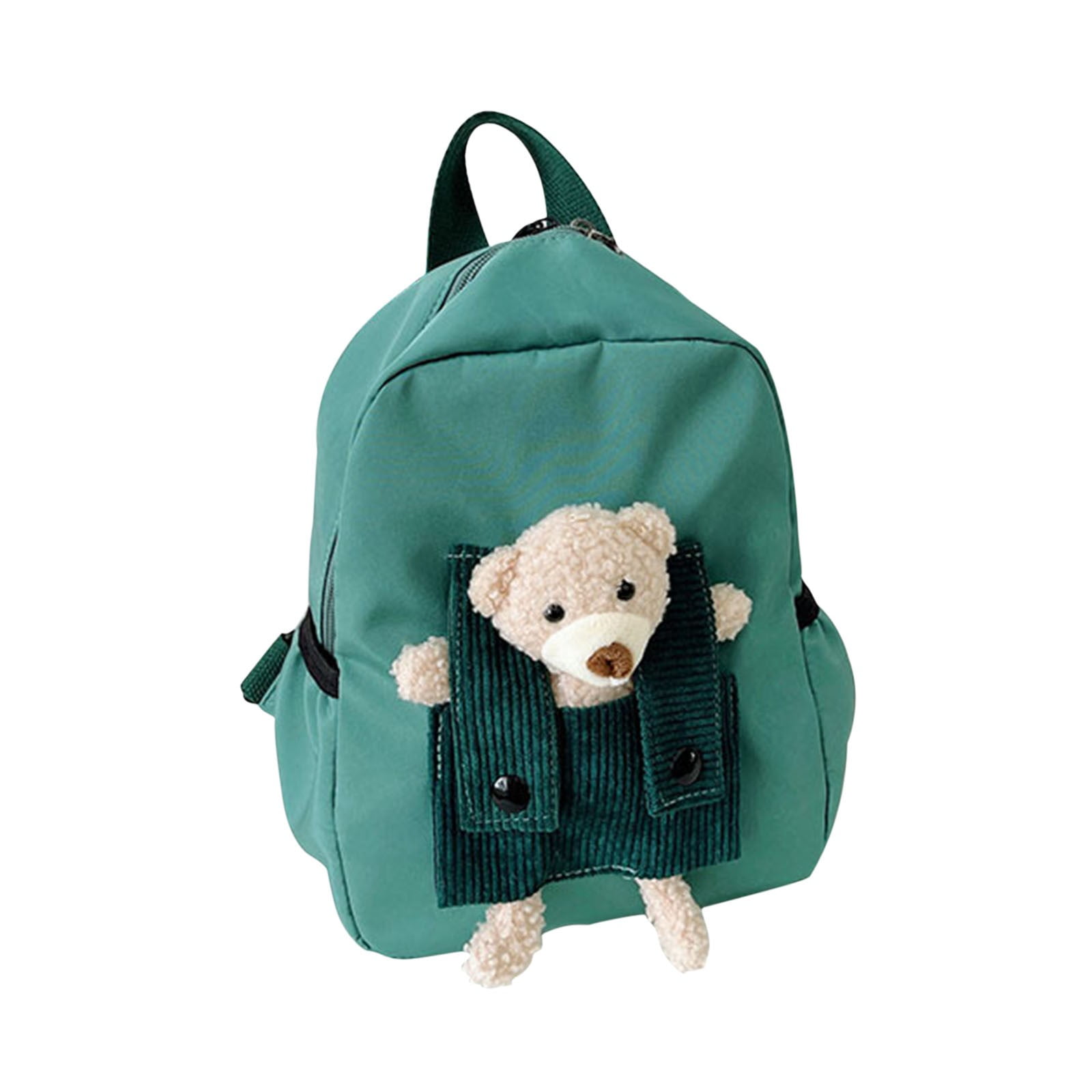 Sac à Dos Peluche Enfant 3-5 Ans - Petit Cartable Doux Garçon Fille 27x22x9cm - Idéal Maternelle