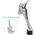 thumbnail image 4 of HSHDLDF 2 Pack Kickdown Door Stopper, Heavy Duty Door Stop Semi-Automatic with Anti-Slip Rubber Tip, 4 Inch Door Stops Holder Kickdown Doorstop for Bottom of Door, Silver, 4 of 5