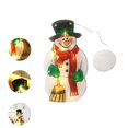 thumbnail image 4 of Inteprter Lámpara de modelado de Navidad Papá Noel Árbol de Navidad Muñeco de nieve Alimentado por con ventosa Decoración Lámpara colgante Iluminación y accesorios No.2 Inteprter HA026361-02, 4 of 6