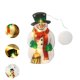 thumbnail image 4 of Inteprter Lámpara de modelado de Navidad Papá Noel Árbol de Navidad Muñeco de nieve Alimentado por con ventosa Decoración Lámpara colgante Iluminación y accesorios No.2 Inteprter HA026361-02, 4 of 6
