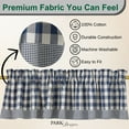 thumbnail image 2 of Park Designs Blue York Valance 72" x 14", 2 of 6