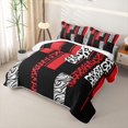 thumbnail image 3 of Erosebridal Leopard Zebra Stripe Bed Spread Queen,Wild Animals Queen Coverlet Set For Girls,3-Piece, 3 of 7