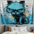 thumbnail image 2 of Orinice Graffiti Art Tapestry Wall Hanging Unique Style for Home Decor Living Room Bedroom Apartment Dorm Farmhouse - Soft Lightweight Fabric with HD Printing 50x40inch, 2 of 6