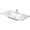 White with WonderGliss, variant on Duravit 2336100000 1030 x 490 mm Me By Starck Bathroom Sink - White