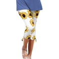 thumbnail image 2 of FNFYFH Liquidation Capris de Yoga pour Femmes Frais Toute la Journée, Jaune, 2 of 5