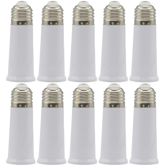 MIANGASTORE 10pcs Light Bulb Extender Socket 95mm E27 Base Bulb Socket Extender Holder