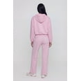 thumbnail image 4 of Women's Zip Front Bubble Hem Hooded Sweatshirt, 4 of 4