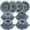 4pcs fluted tube cake pans (10 Cups), variant on 4 Pieces Silicone Fluted Cake Pans  6/7/8 Cups Tube Baking Pan Non-stick Kitchen Oven Molds For Homemade Bread And Jello Grey