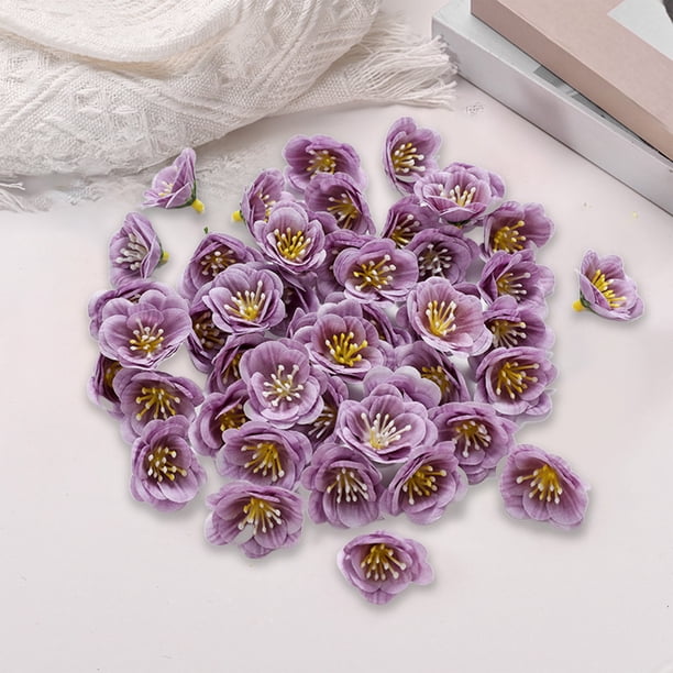 Cabeza de Flor de Simulación de Plástico, Decoración de Cabeza de Flor, Bricolaje, Hecho a Mano, Material de Flor Falsa, Decoración de Flores de Simulación