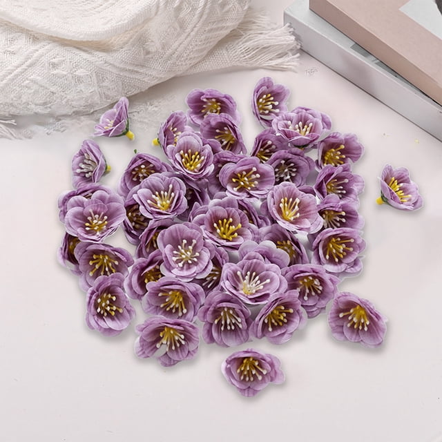 Simulation Flower Head Plastics Flower Head Decoration DIY Handmade Fake Flower Material Simulation Flower Decoration
