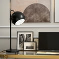thumbnail image 4 of Evelyn&Zoe Contemporary Adjustable Height Metal Desk Lamp, Black, 4 of 7