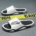 thumbnail image 2 of Men's Ultra Soft Slides Non-Slip Casual Slippers Open Toe Shoes Indoor Outdoor Beach Shower, 2 of 5
