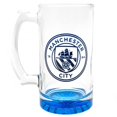 thumbnail image 1 of Manchester City FC Crest Glass Tankard, 1 of 1