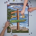 thumbnail image 3 of Camden, Maine, Destinations Sign (1000 Piece Puzzle, Size 19x27, Challenging Jigsaw Puzzle for Adults and Family, Made in USA), 3 of 4