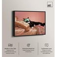thumbnail image 2 of Ornate Catnap Canvas Print Cats Art by Art Remedy, Black Frame, 24 x 20, 2 of 6